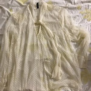Sheer blouse